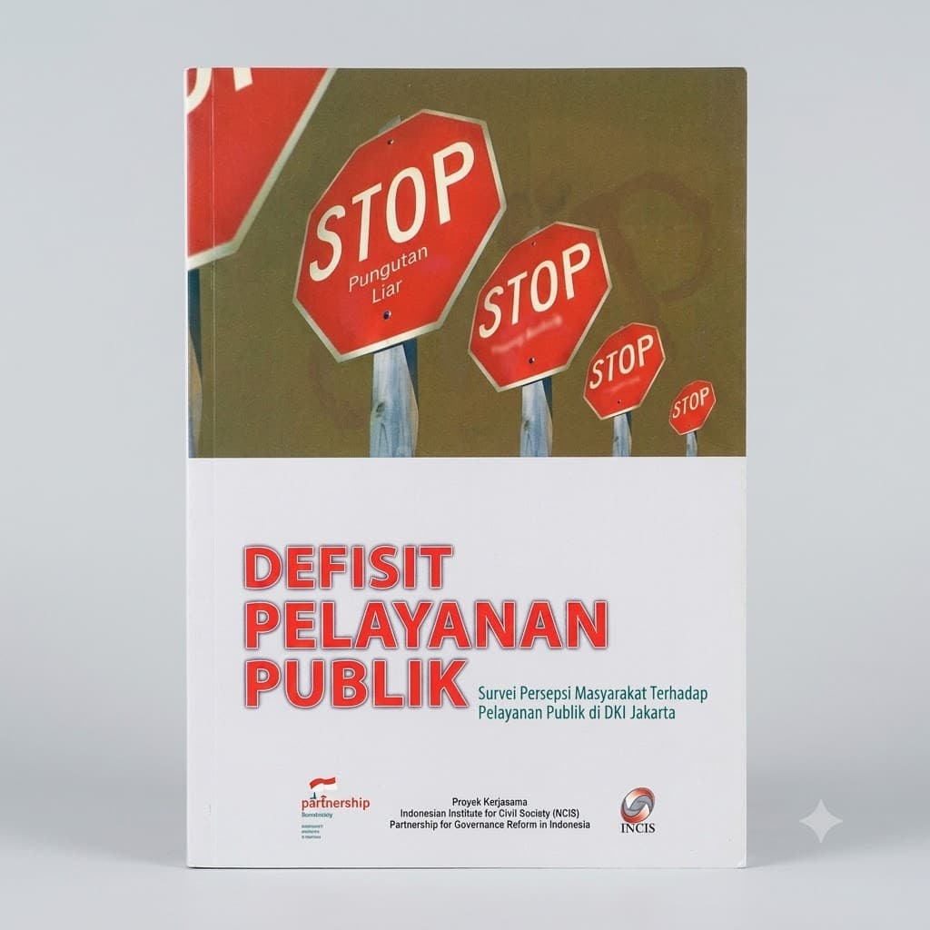 Book cover for Defisit Pelayanan Publik: Survei Persepsi Masyarakat terhadap Pelayanan Publik (The Deficit of Public Services: A Survey on Public Perception on Public Services)